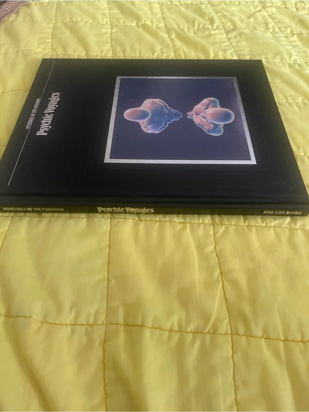 Psychic Voyages book Blue and Purple Abstract Design
